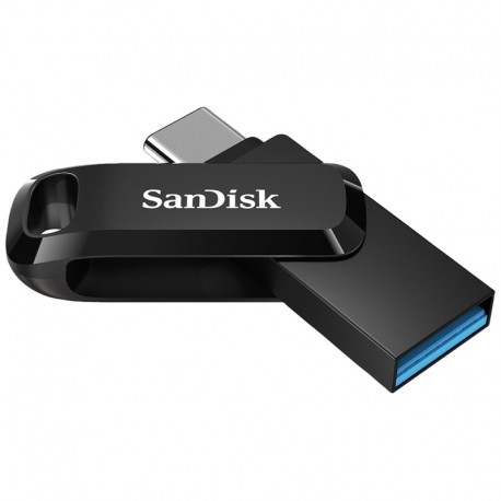 Pendrive Sandisk Ultra Dual 32GB Drive Go USB Type-C Preto