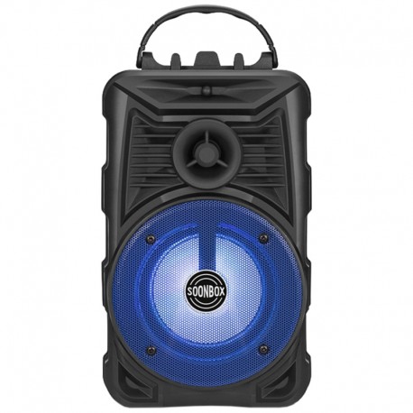Speaker Soonbox S5 5 watts com Bluetooth/USB/Rádio FM e Slot Micro SD - Preto