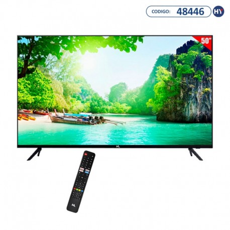Smart TV LED 50" Mtek MK50FSLU 4K Ultra HD Linux Wi-Fi e Bluetooth