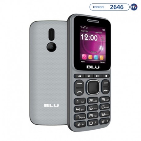 Celular Blu Z4 Z250 / 32MB / Tela 1.8” /Câmera VGA – Cinza