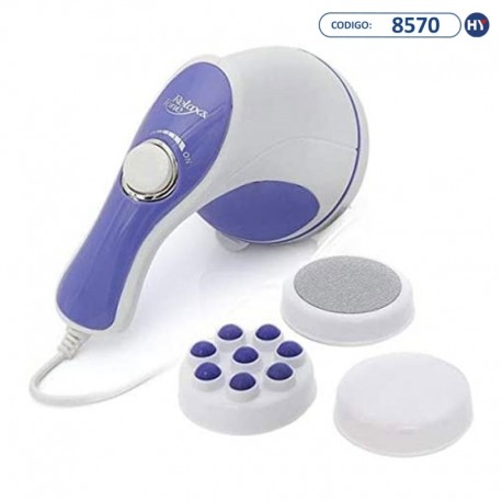 Massageador Relax Spin Tone L3616 / 110 – 220V ~ 50/60 Hz – Roxo e Branco