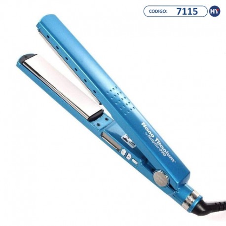 Chapinha para cabelo Babyliss Pro Nano Titanium / 220V ~ 50/60Hz - Azul