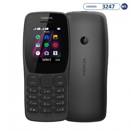 Celular Nokia 106 TA-1192 Single SIM Tela de 1.8" Câmera VGA e Rádio FM - Cinza