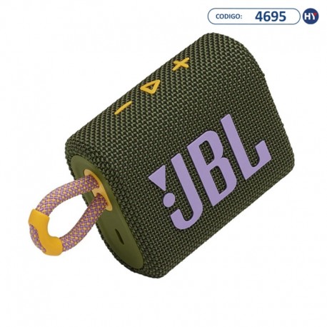 Speaker JBL GO 3 con 4.2 watts RMS Bluetooth - Verde