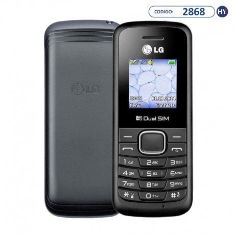 Celular LG B220 Dual SIM Pantalla de 1.45" Rádio FM - Negro