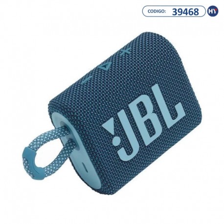 Speaker JBL GO 3 com Bluetooth - Azul