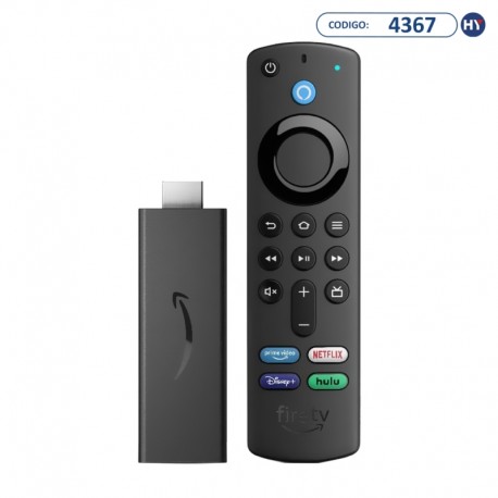 Adaptador para Streaming Amazon Fire TV Stick Lite S3L46N Full HD com Wi-Fi/HDMI - Preto