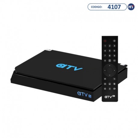 Receptor FTA ATV A5 8K Ultra HD com Wi-Fi e Bluetooth 16GB eMMC + 2GB de RAM Bivolt - Pret